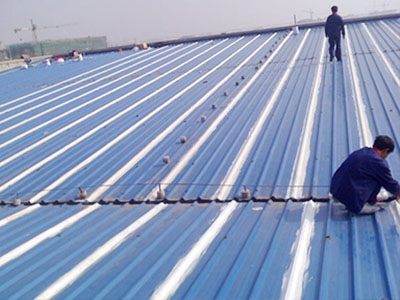 北京昌平区金属屋顶防水补漏施工案例